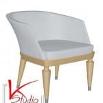 'Cavus' armchair  by Giorgetti