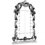 Classic Mirror- wire 3d model