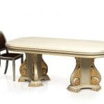 Classic table and chair 3d model