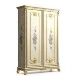 Classical painted cupboard 3d model