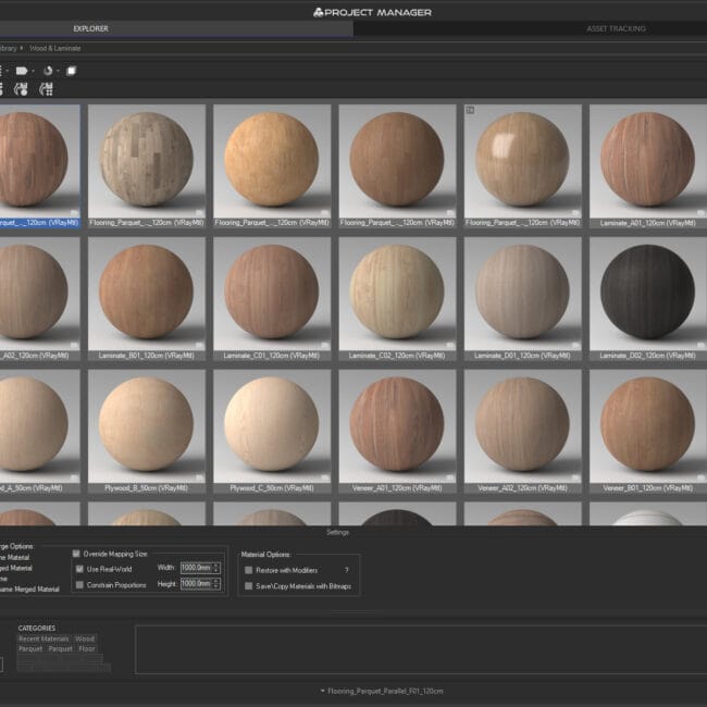 3ds Max Material Libraries - Project Manager