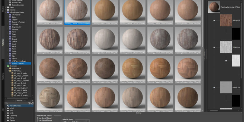 3ds Max Material Libraries - Project Manager