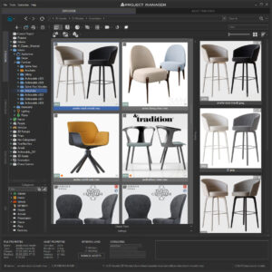 Project Manager- Asset Manager - 3D Models Browser