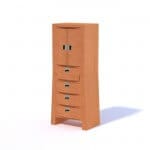 'Seven' sideboard by Giorgetti  3D model