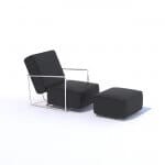 FlexForm a.b.c AntonioCitterio - armchair 3d model