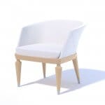'Cavus' armchair by Giorgetti - armchair 3d model