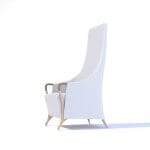 'Progetti' armchair by Giorgetti - armchair 3d model