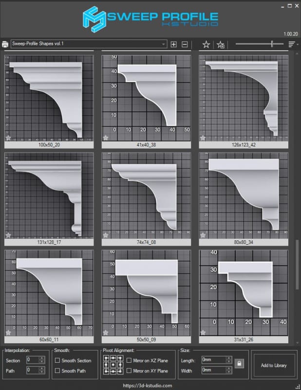 Sweep-Profile Shapes vol.1