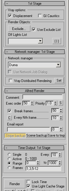 1-st Stage with DUMA Network manager 1-st Stage with DUMA Network manager