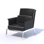 FlexForm Happy Hour 2007 Antonio Citterio - armchair 3d model