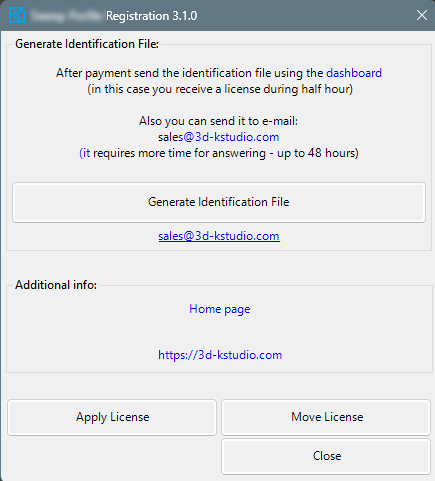 License activation for KSTUDIO 3Ds Max plugin