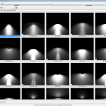 Interactive rendering IES Photometric files