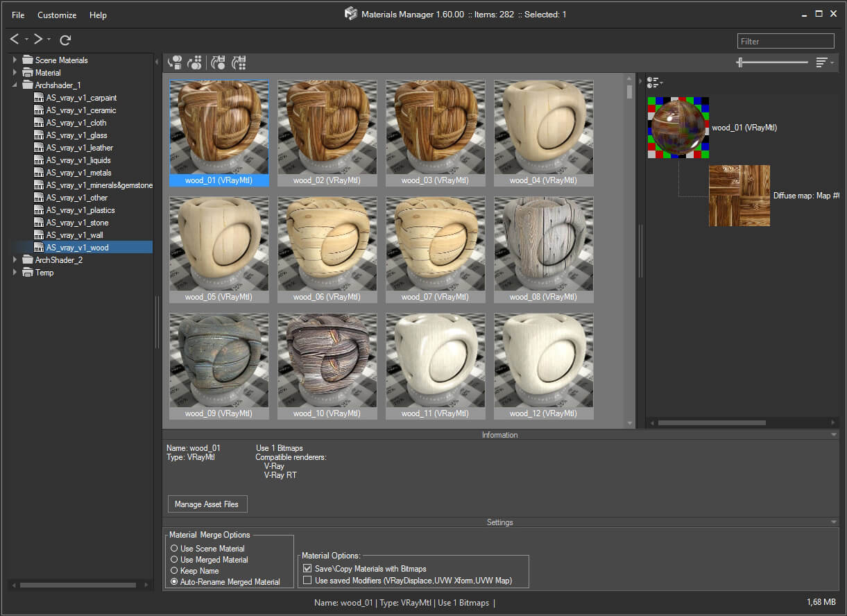 3ds max vray materials library