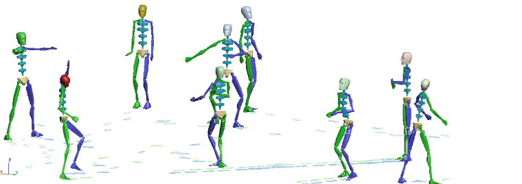 3d motion capture bip animation