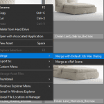 Merge with default 3Ds Max Dialog using Project Manager