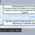 Find materials with missing files
