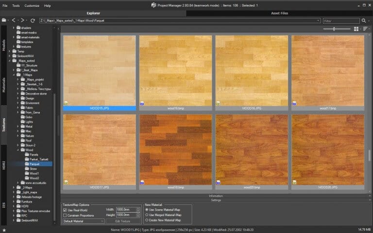 Bitmap Textures Explorer