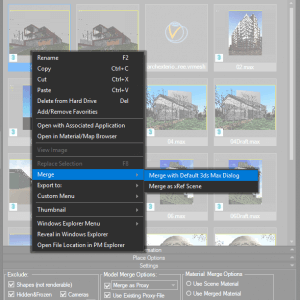 Не работает merge 3ds max