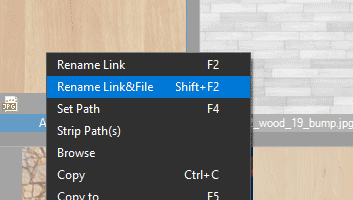 Rename Asset Link & File on HDD