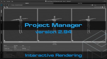 Project Manager 2.94 - interactive rendering 3d files