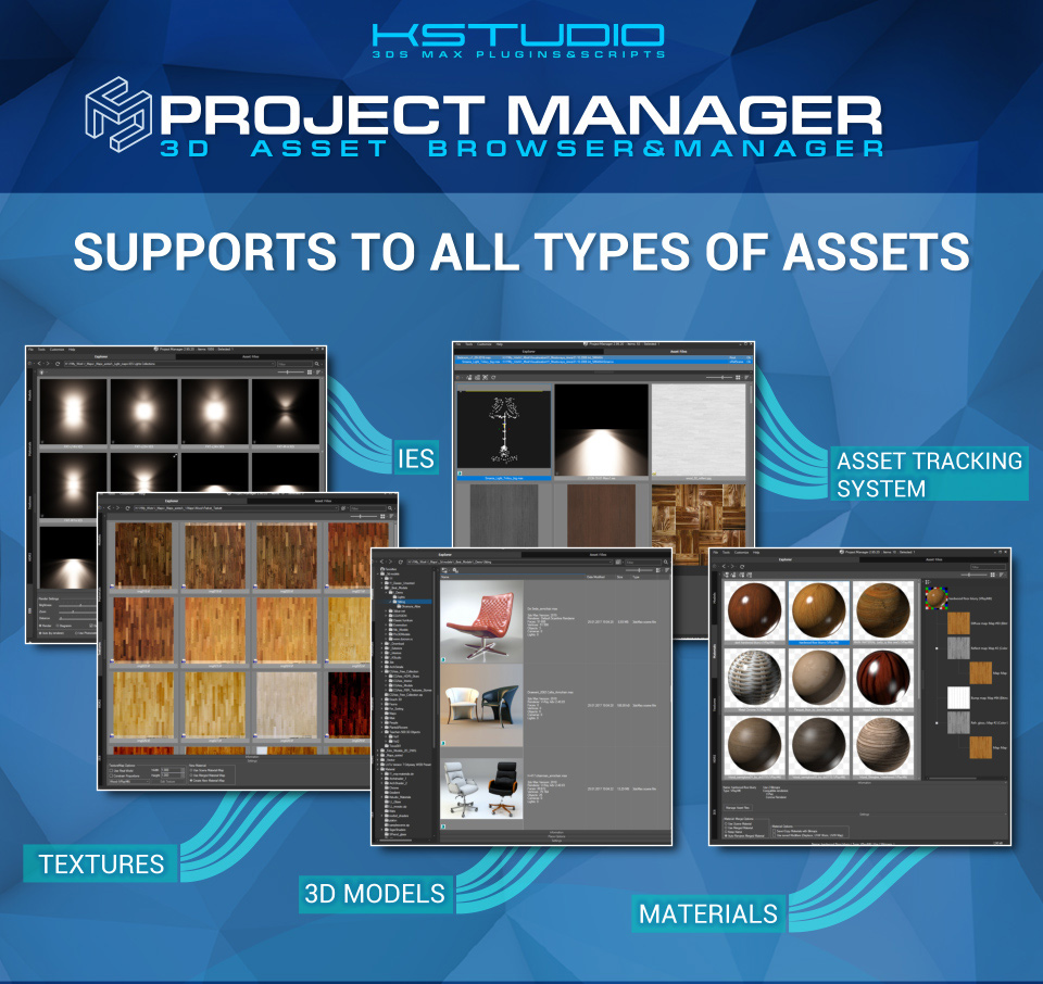 3D Asset Browser- Supports to All types of Assets