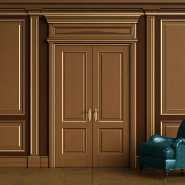 Moldings in interior Moldings in interior