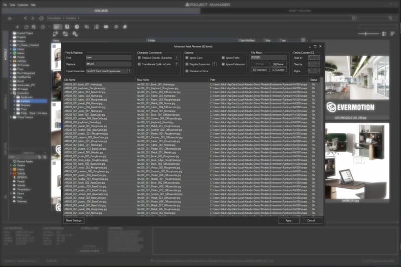 Project-Manager-3D-Asset-Browser-Advanced-Asset-Renamer Project-Manager-3D-Asset-Browser-Advanced-Asset-Renamer