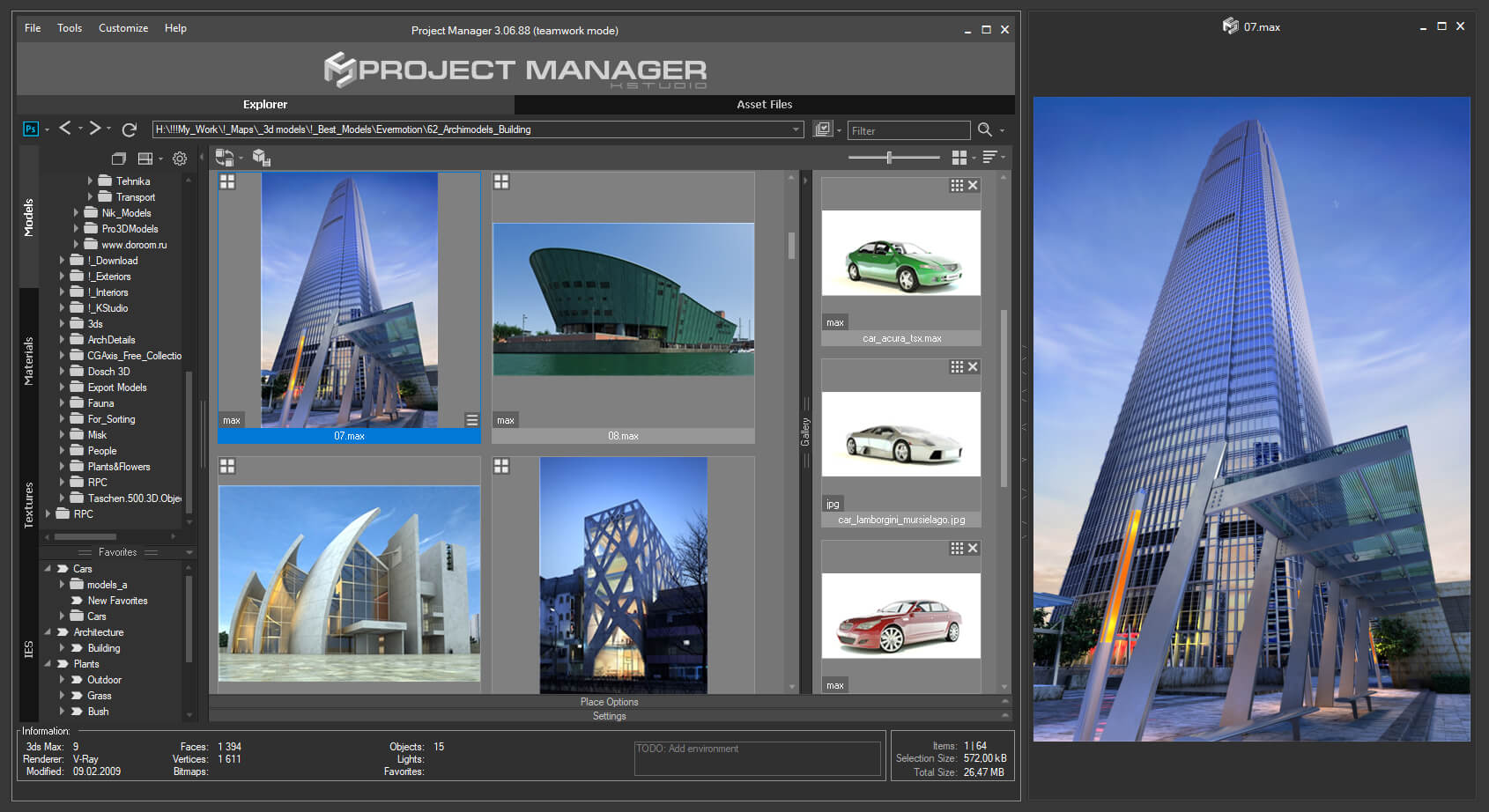 Project Manager - Asset Browser | Kstudio - 3ds Max Plugins & Scripts