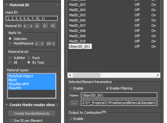 Material Ids Material/Object ID Manage (EffectsChannel) v1.67 | Kstudio Scripts Pack ...