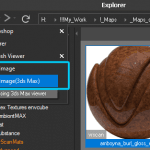View Image in associated application or 3ds Max viewer