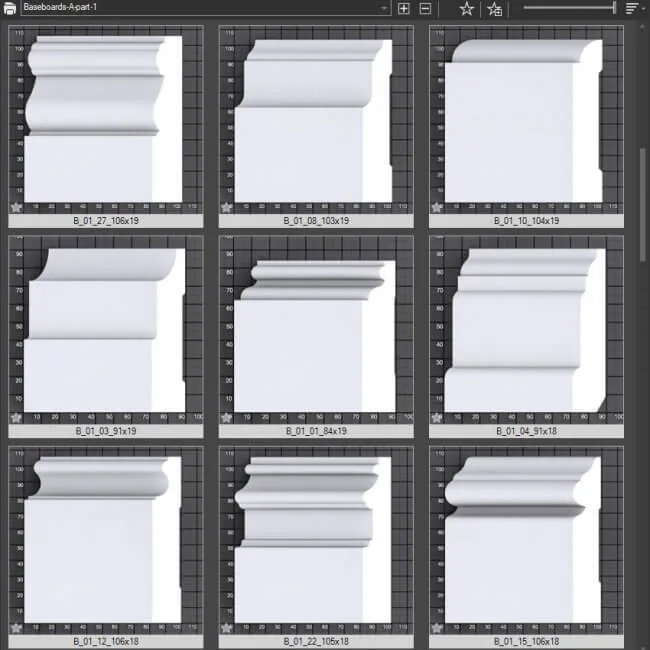 Sweep Profile Baseboards-A 1