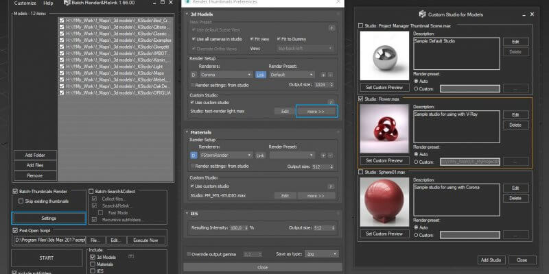 Batch Render&Relink + Rendering Preferences