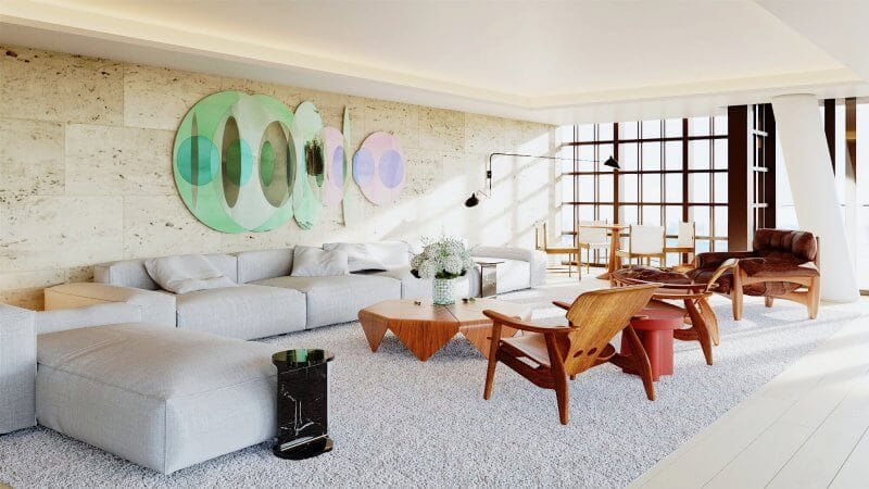 Florida Arte Apartment architectural visualisation by PixelKnot STUDIO