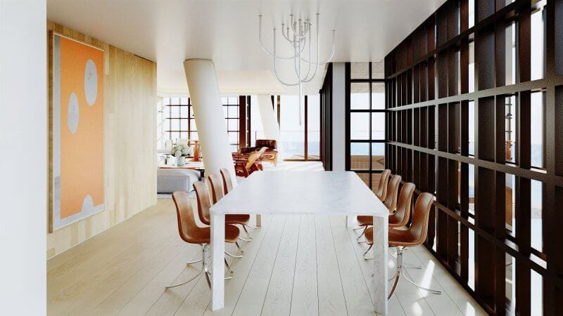 Florida Arte Apartment architectural visualisation by PixelKnot STUDIO