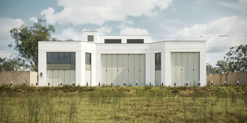 Warehouse + Office in Malta. 3D renderings by Man Mars