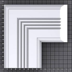Alternative view of Panel Chair Rail Molding-A 1