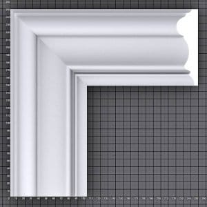 Alternative view of Panel Chair Rail Molding-B 2