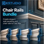 Sweep Shapes. Panel Chair Rail Molding-B 2