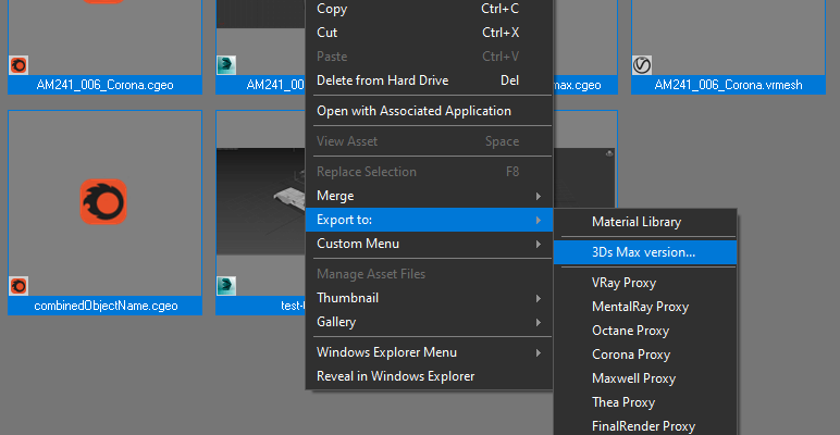 Batch export 3d files to 3ds Max file format