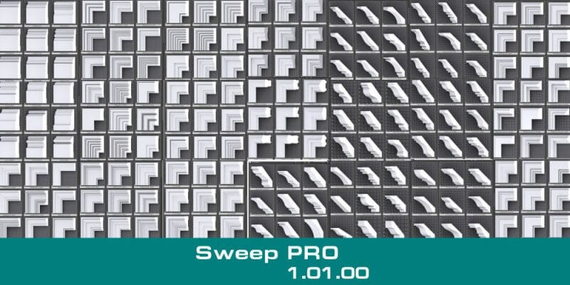 Sweep Pro version 1.01.00 | Support to Editable Poly | Kstudio - 3Ds ...