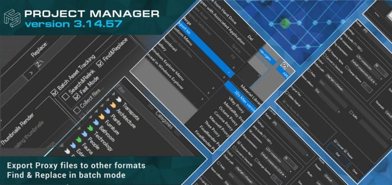 Project Manager version 3.14.57 | New version of 3D Asset Library ...