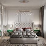 Visualization of a neoclassical bedroom by Yakov Kozyr
