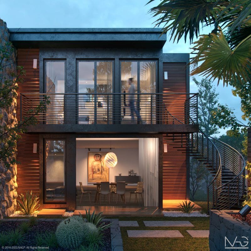 3D Rendering, created using Fusion, Project Manager and Procedural Balustrades 3D Rendering, created using Fusion, Project Manager and Procedural Balustrades