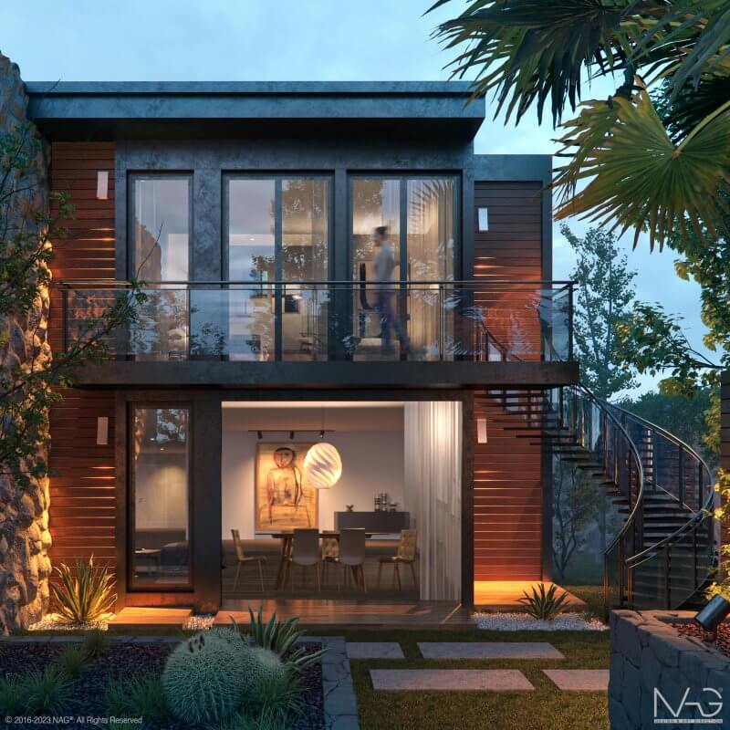 3D Rendering, created using Fusion, Project Manager and Procedural Balustrades 3D Rendering, created using Fusion, Project Manager and Procedural Balustrades