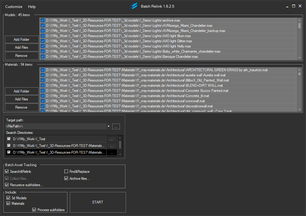 How to relink and collect maps for 3D Models to their corresponding ...