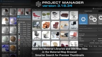 Project Manager Version 3.18.34 | New Version Of Asset Browser | Kstudio - 3Ds  Max Plugins