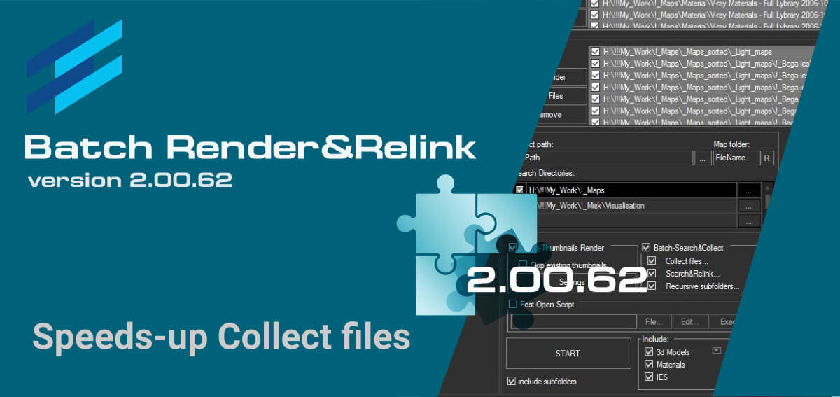 Batch Render&Relink v.2.00.62 -Speeds-up Collect files
