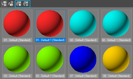 Save Materials from Selection and from Material Editor