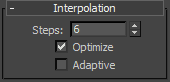 Interpolation parameters