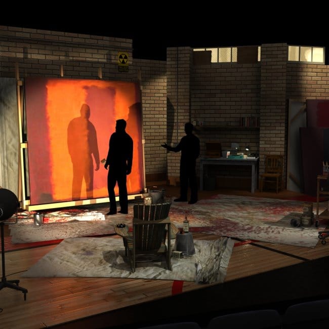 Stage design for John Logan’s play RED, Thingamajig Theatre